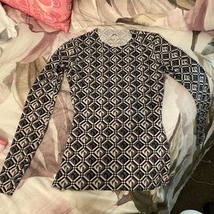 Marine Serre Diamant Moon Top.